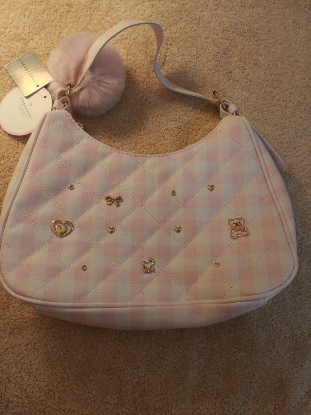 Under One Sky Pastel Quilted Shoulder Bag